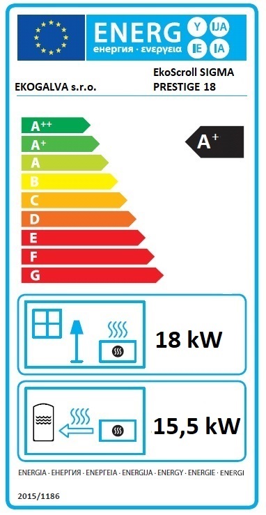 EkoScroll SIGMA PRESTIGE 18 hnědá - energetický štítek